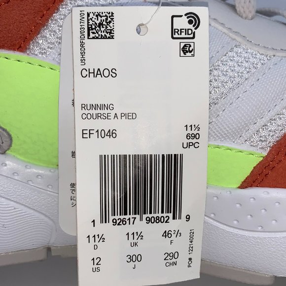 NEW Adidas Crazy Chaos White Orange main image 6